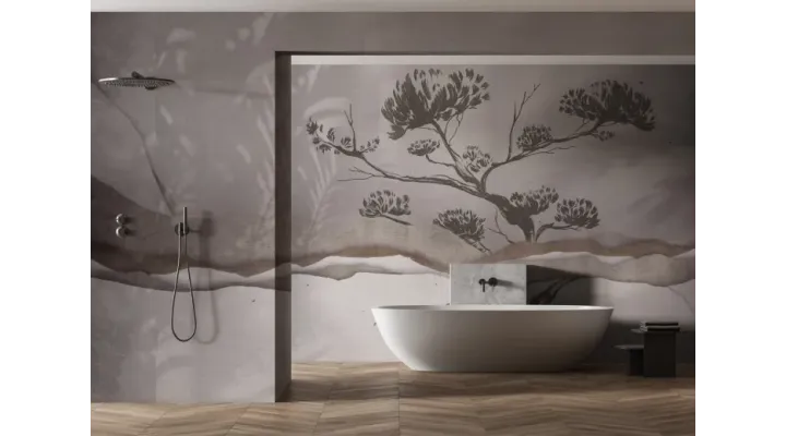 Bonsai Wallpaper – Elegant Japanese Minimalist Design for Your Interior