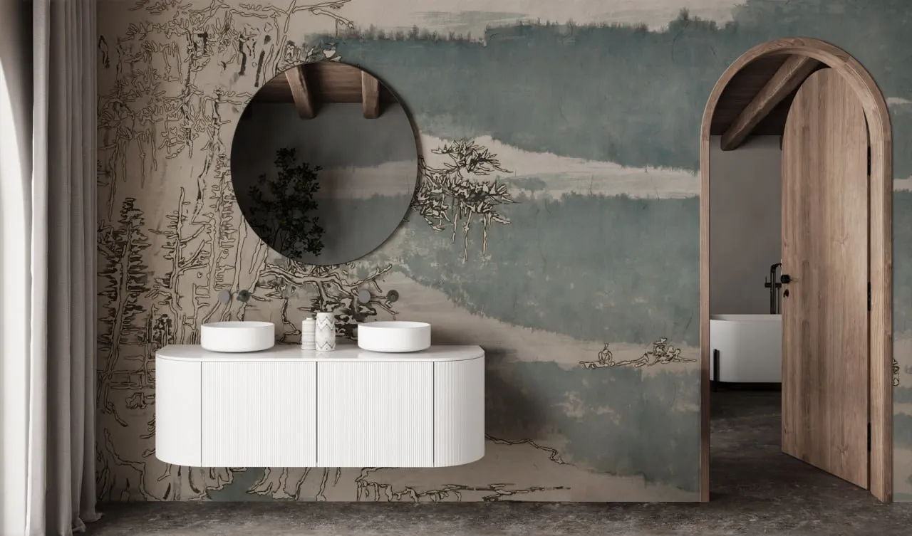 Tokai – Japanese-Inspired Landscape Wallpaper | Luxury Wall Decor