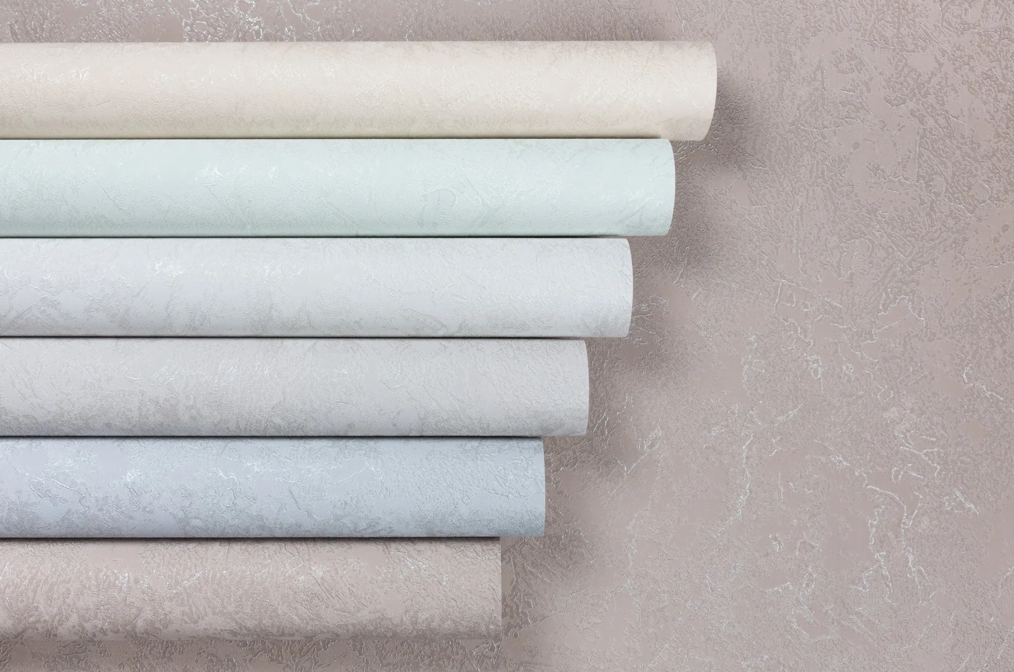 Almaz Wallpaper Collection – Soft Mineral Texture with Elegant Sheen | Art Vision Decor SHT-1662-05 Gray Blue