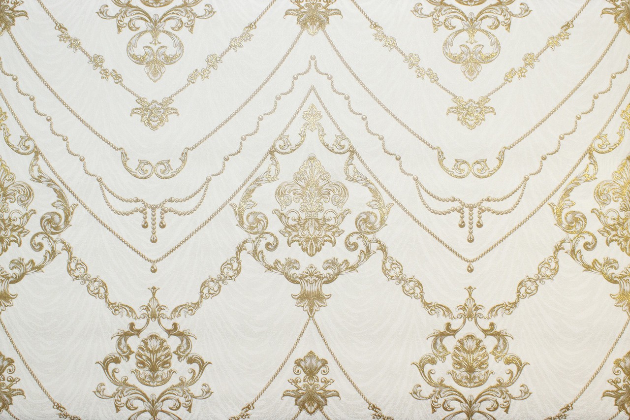 Vinyl Foam wallpaper on non-woven base Vinil Lankaran  DHS-1416/4 Golden Brown 10,05 x 1,06 m