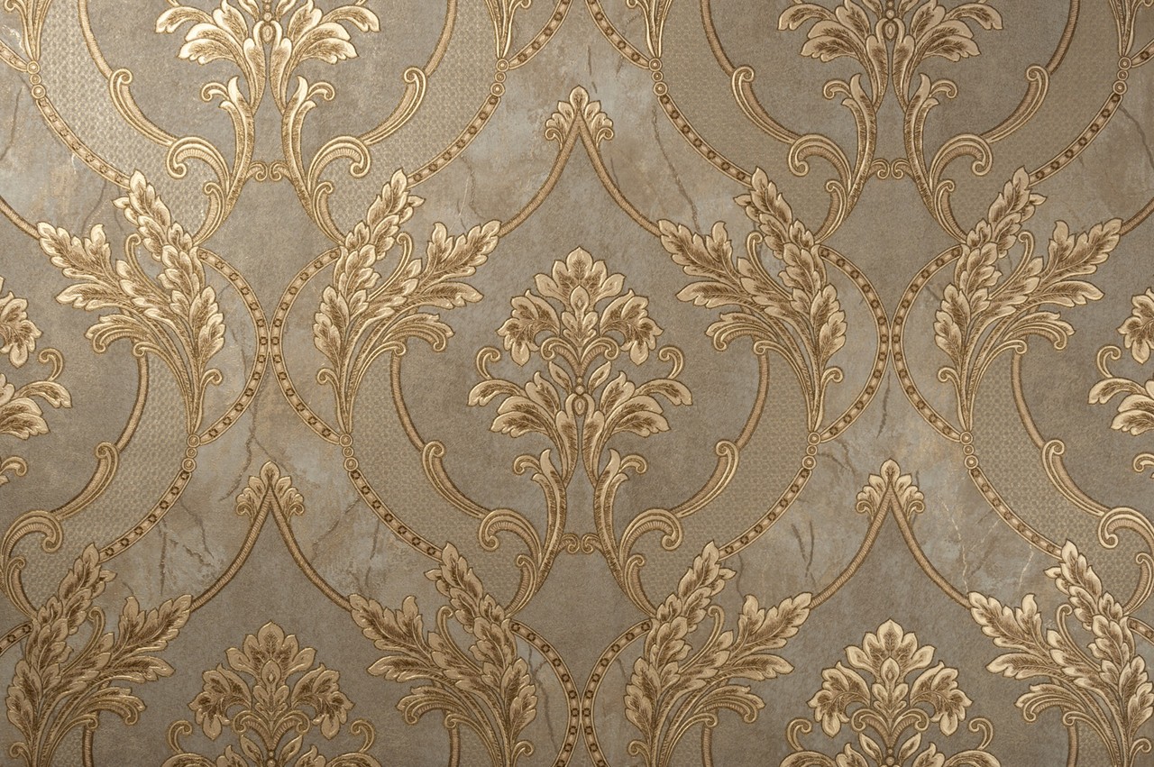 Hot Embossed wallpaper on Non-Woven Base Vinil Arona VIP9-1035 Olive 10,05 x 1,06 m