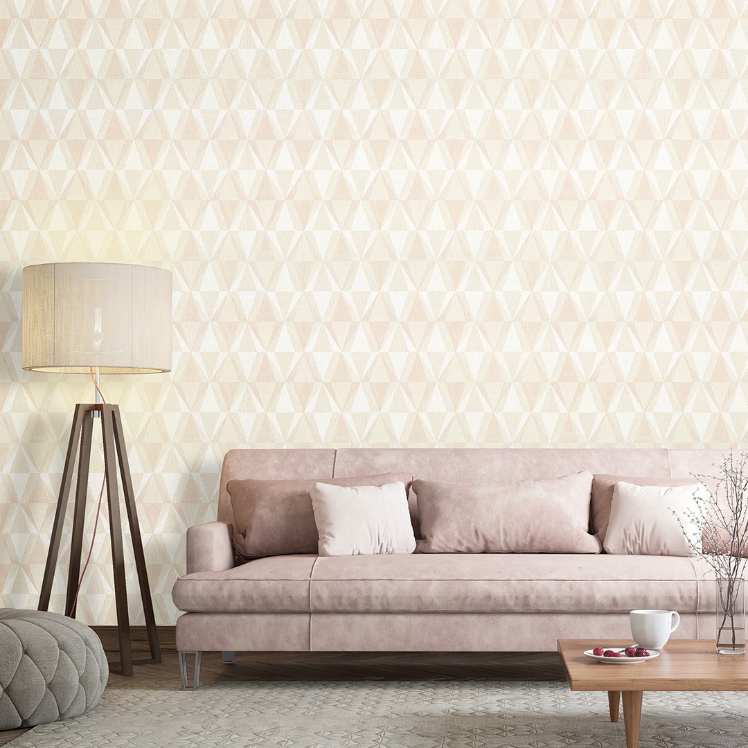 Hot Embossed wallpaper on Non-Woven Base Vinil Tiggo SHT 3-1535 Gray-Turquoise 10,05 x 1,06 m