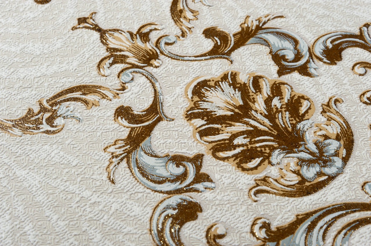 Vinyl Foam wallpaper on non-woven base Vinil Lankaran KFS 8-1526 Light-Brown 10,05 x 0,53 m