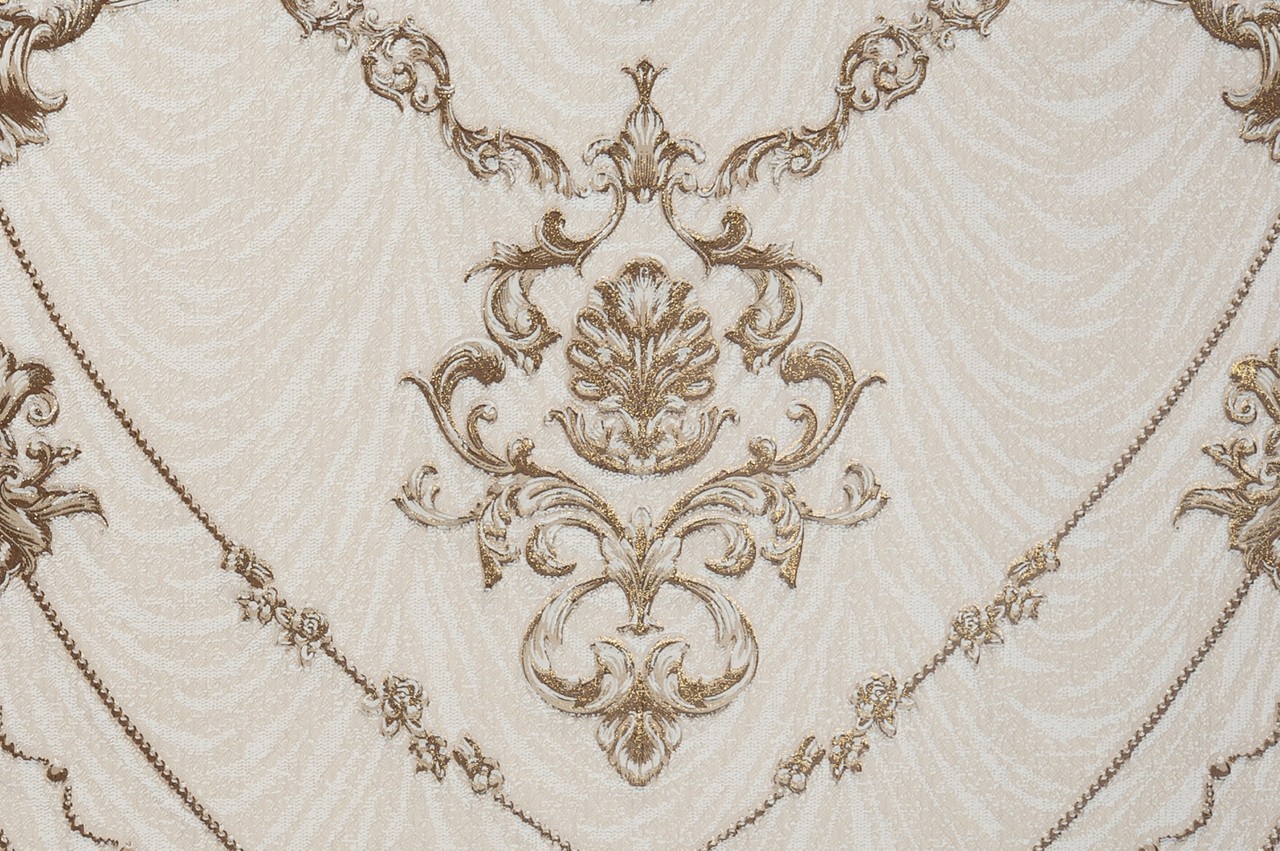 Vinyl Foam wallpaper on non-woven base Vinil Lankaran KFS 3-1526 Light-Beige-Brown 10,05 x 0,53 m
