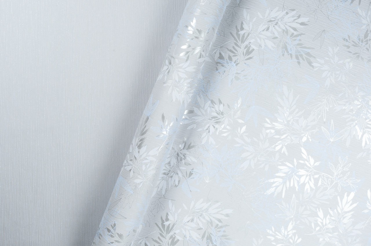 Vinyl Foam wallpaper on non-woven base Vinil Cashmere DHV-1594/3 Gray Blue 10,05 x 1,06 m