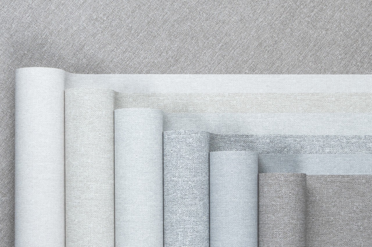Hot Embossed wallpaper on Non-Woven Base Vinil Jute SHT 1-1555 Beige 10,05 x 1,06 m