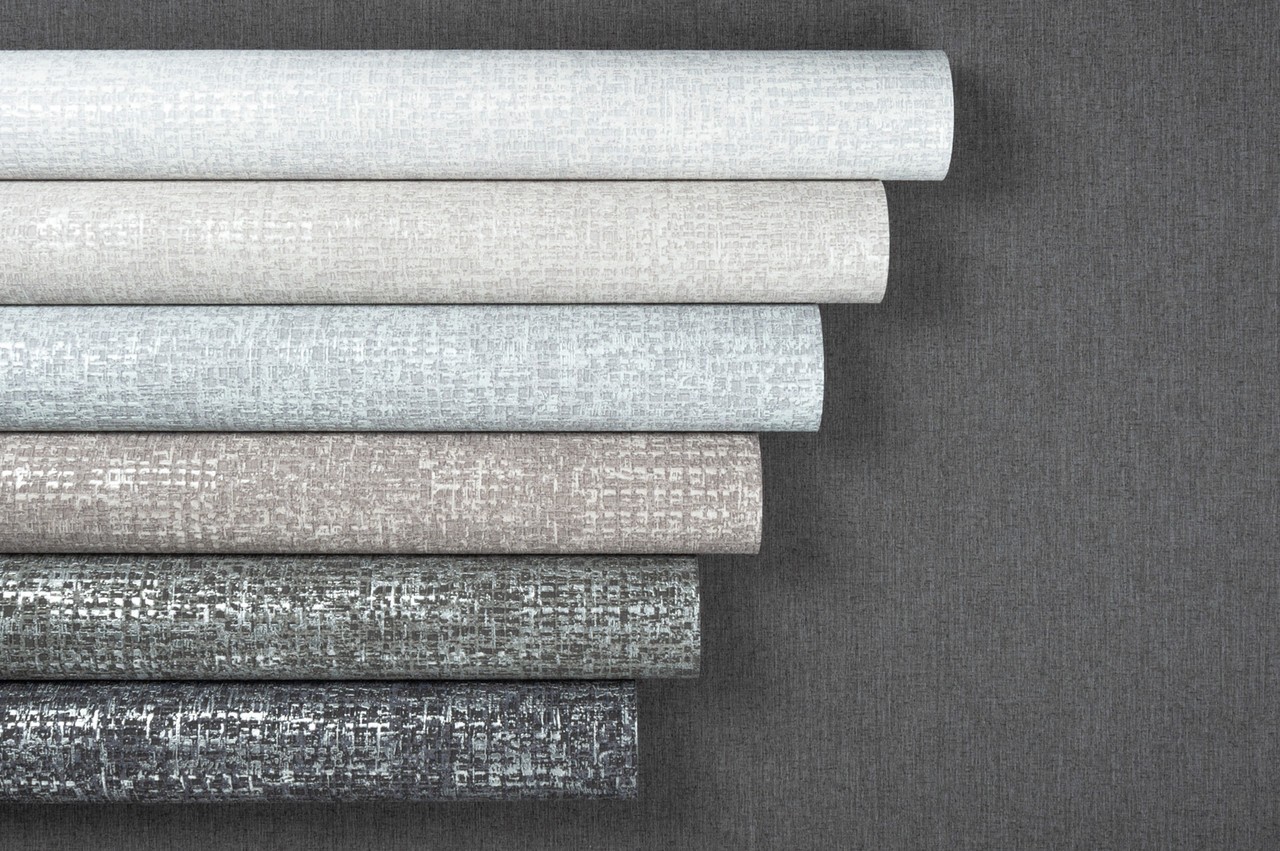 Hot Embossed wallpaper on Non-Woven Base Vinil Ostin TFSH 4-1437 Brown 10,05 x 1,06 m