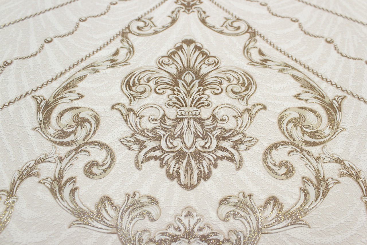 Vinyl Foam wallpaper on non-woven base Vinil Lankaran  DHS-1416/3 Light-Brown 10,05 x1,06 m