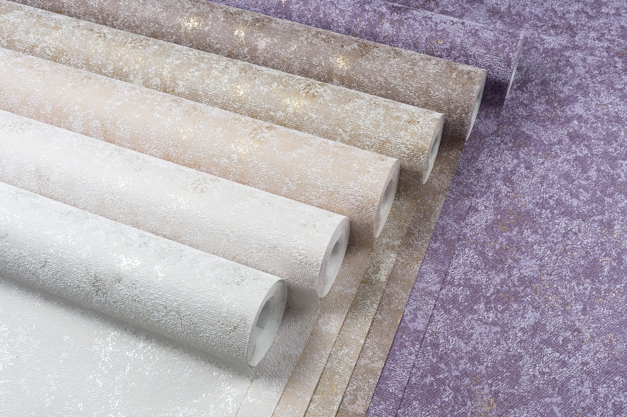 Vinyl Foam wallpaper on non-woven base Vinil Avery DHN-1500/2 White 10,05 x 1,06 m